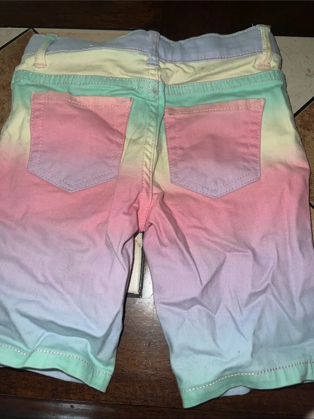 The Children's Place Pastel Ombre Rainbow Shorts